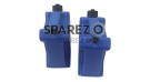 Royal Enfield Blue Color Jerry Can Pair with Mount for BS4 Himalayan 411 - SPAREZO